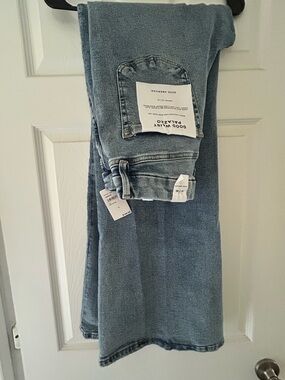 Good American Light Blue Flare Jeans